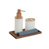 Vassoio Home ESPRIT Naturale Legno di acacia 25,5 x 14 x 2 cm