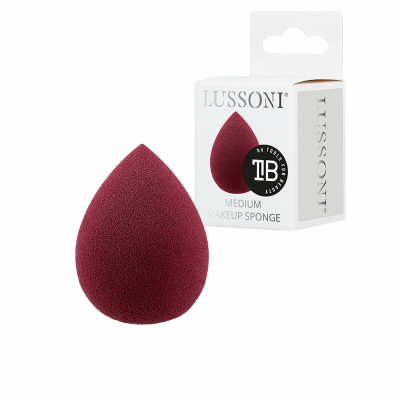 Spugnetta per il Trucco Lussoni Raindrop Rosso Granato