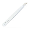 Pinzetta Depilazione Premax V4018B Bianca Acciaio inossidabile Punta obliqua (9 cm)