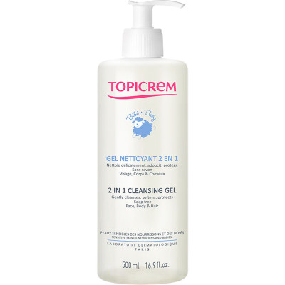 Gel Doccia Topicrem Cleansing 500 ml 2 in 1 (1 Unità)