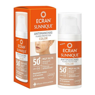 Fluido Solare Antimacchie ECRAN SUNNIQUE COLOR Ecran Spf 50+ (50 ml) 50+ (50 ml)