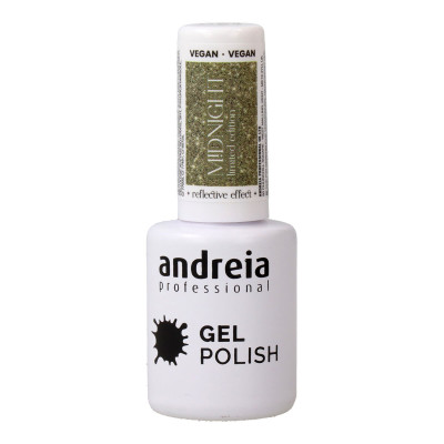Smalto Semipermanente Andreia Polish Reflective Colors Md6 Dorato 10,5 ml
