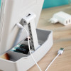 Specchio a LED Pieghevole con Contenitore per Trucchi 3 in 1 Panomir InnovaGoods Supporto da tavolo (Ricondizionati C)