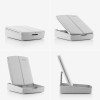 Specchio a LED Pieghevole con Contenitore per Trucchi 3 in 1 Panomir InnovaGoods Supporto da tavolo (Ricondizionati C)