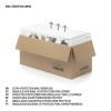 Specchio a LED Pieghevole con Contenitore per Trucchi 3 in 1 Panomir InnovaGoods Supporto da tavolo (Ricondizionati C)
