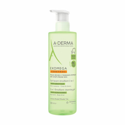 Protezione Solare Viso A-Derma Exomega Control 500 ml