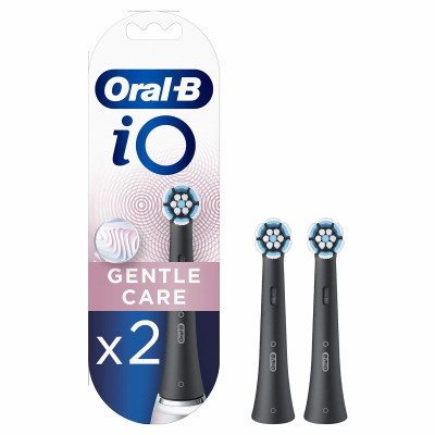 Ricambio per Spazzolino da Denti Elettrico Oral-B IO Nero 2 uds 2 Unità