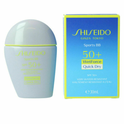 Crema Idratante con Colore Sports BB Shiseido Sports BB SPF50+ SPf 50+ Very Dark Spf 50 30 L (30 ml)