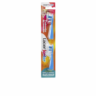 Ricambio per Spazzolino da Denti Elettrico Lacer Azzurro Junior (2 Unità)