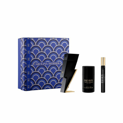Cofanetto Profumo Uomo Carolina Herrera Bad Boy EDT 3 Pezzi