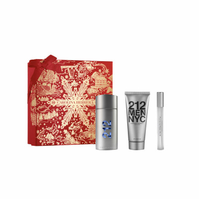 Cofanetto Profumo Donna Carolina Herrera 212 NYC MEN EDT 3 Pezzi