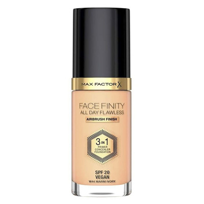 Base Cremosa per il Trucco Max Factor Facefinity 3 in 1 Spf 20 Nº 44-warm ivory 30 ml