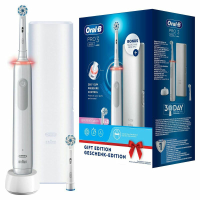 Spazzolino da Denti Elettrico Oral-B PRO 3500 Bianco