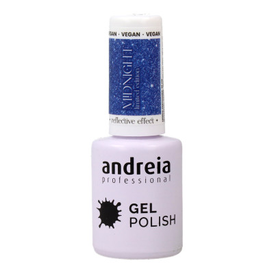 Smalto Semipermanente Andreia Polish Reflective Colors Md1 Azzurro 10,5 ml