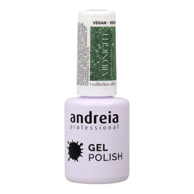 Smalto Semipermanente Andreia Polish Reflective Colors Md4 Verde 10,5 ml
