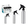 Bottiglia per nebulizzare Berilo 37581 Nero Argentato Alluminio polipropilene 300 ml (12 Unità)