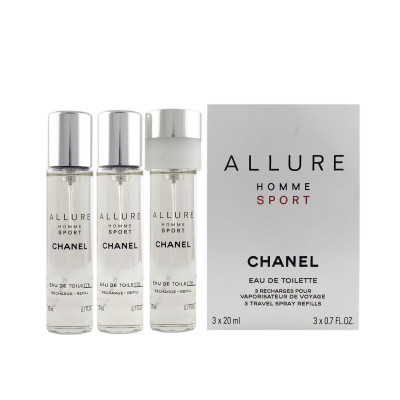 Cofanetto Profumo Donna Chanel Allure Homme Sport EDT 2 Pezzi
