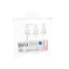 Set da Viaggio Trasparente Bianco Plastica (36  Unità)