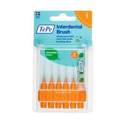 Spazzolini interdentali Tepe   Arancio 0,45 mm 6 Unità