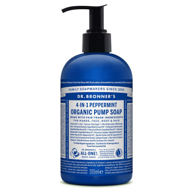 Sapone per le Mani Dr Bronner's 4 in 1 Peppermint 355 ml
