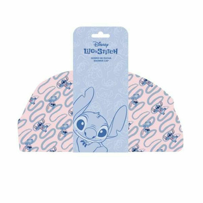 Cuffia da Doccia Stitch Azzurro 100 % poliestere