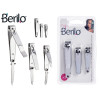 Tagliaunghie Berilo 1703239 Argentato Metallo (12 Unità)
