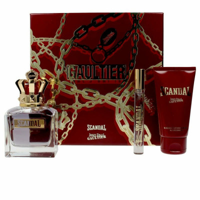Cofanetto Profumo Uomo Jean Paul Gaultier EDT Scandal 3 Pezzi
