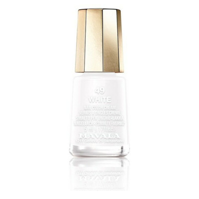 Smalto per unghie Nail Color Cream Mavala 49-white (5 ml)