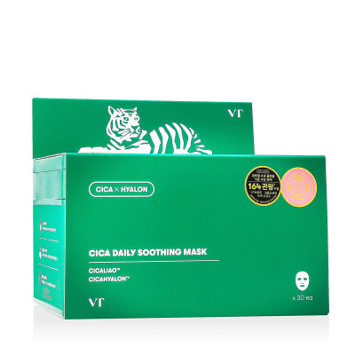 Maschera Viso Idratante VT Cosmetics Cica Care 30 Unità
