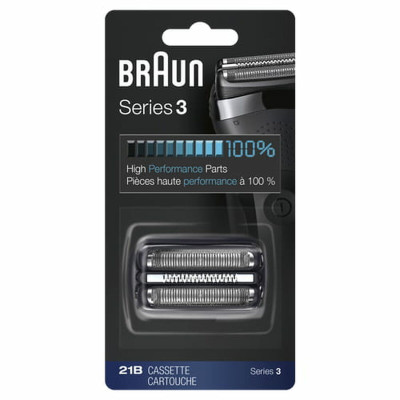 Testina di Ricambio Braun 81686050 Argentato Nero