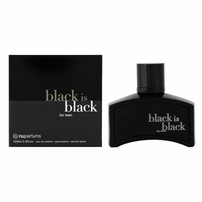 Profumo Uomo Nu Parfums EDT Black Is Black 100 ml
