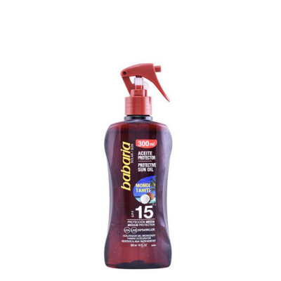 Olio Protettivo Monoi Tahiti Babaria Spf 15 300 ml