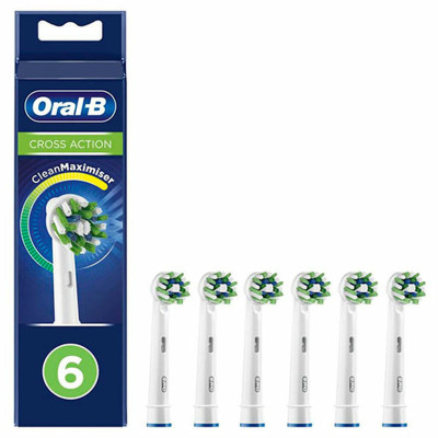 Testina di Ricambio Oral-B Cross Action 6 Unità