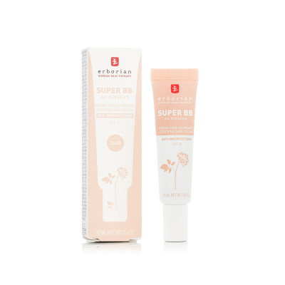 Crema Idratante con Colore Erborian Super BB clair 15 ml Spf 20