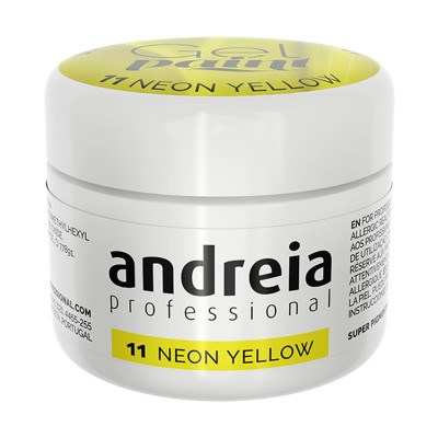 Smalto per unghie in gel Andreia Gel Paint 4 ml Giallo Neon
