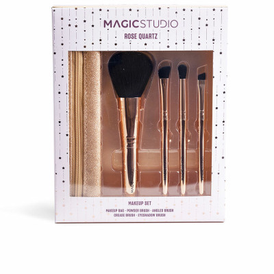 Set di Pennelli per il Trucco Magic Studio ROSE QUARTZ 5 Pezzi