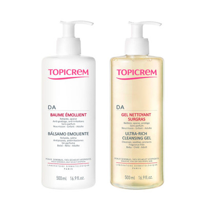 Set di Bellezza Topicrem Emolliente 2 Pezzi
